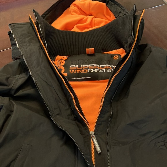 SUPERDRY Pop Zip Hood Arctic SD - Windcheater Jacket (Men's M) - Picture 5 of 7